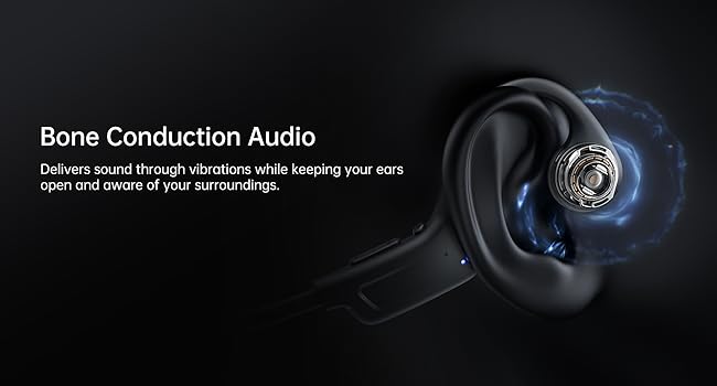 Open-Ear Bone Conduction Headphones for Sports