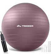 Trideer Yoga Ball – Anti-Burst Exercise Ball for Pregnancy, Office, Birthing, Stretching &amp; Core W...