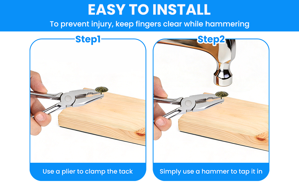 Vintage Daisy Style Upholstery Nails