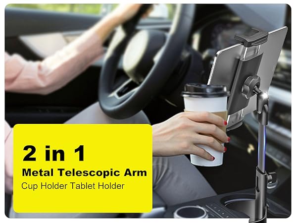 cup holder tablet holder