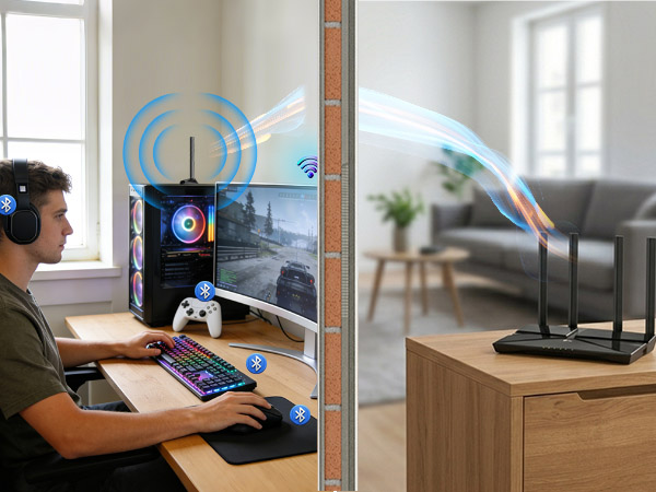 pc wifi 6 antenna for pcie bluetooth card