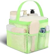 Attmu Mesh Shower Caddy Portable for College Dorm Room Essentials with 8 Pockets, Hanging Shower ...