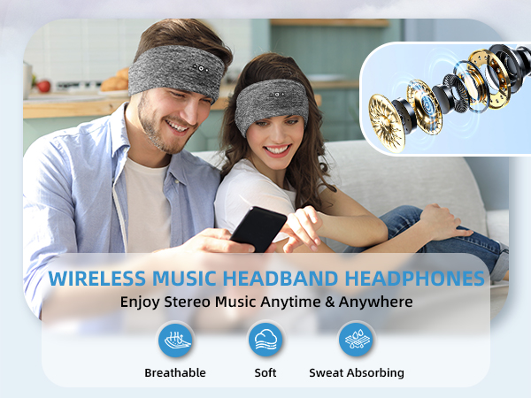 Sleep headphones HF012 Deepdark