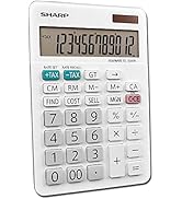 Sharp EL-334WB Business Calculator, White 4.0