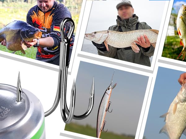 Treble Fishing Hooks