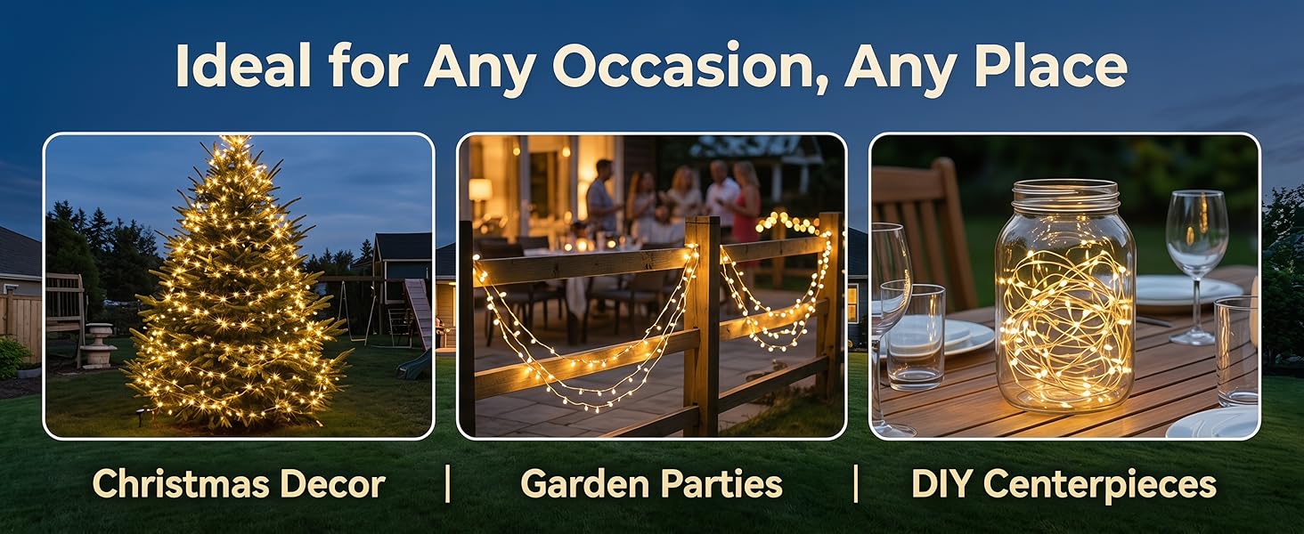 outdoor string lights waterproof