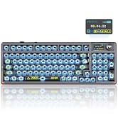 AULA F98 Pro V3 Wireless Mechanical Gaming Keyboard, 10000mAh Battery Gasket Mount Keyboard with ...