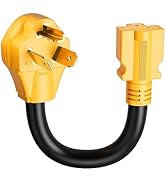 MECMO NEMA 10-30P 30Amp to Dryer Plug to 6-20R T-Blade EV Charger Adapter, 30A 125/250V 3-Prong D...