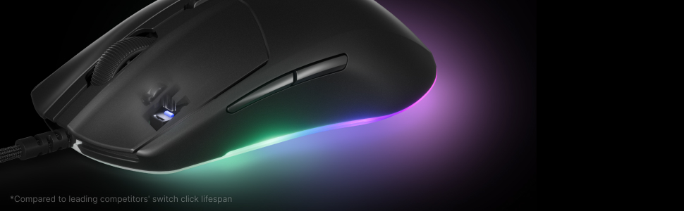 Glowing rgb mouse