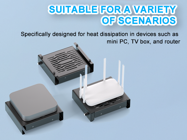 Aluminum Stand with Cooling Fan