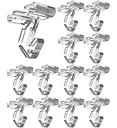 Clear Drop Ceiling Hooks Classroom Decorations - 25 Pack Polycarbonate Ceiling Hanger Hooks for H...