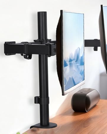 dual monitor desk mount