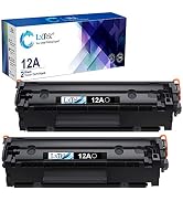 LxTek Compatible Toner Cartridge Replacement for HP 12A Q2612A Compatible with Laserjet 1012 1022...