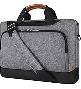 DOMISO 17-17.3 Inch Laptop Sleeve Business Briefcase Laptop Shoulder Bag Compatible with 17" Lapt...