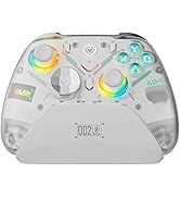 BLESSOURCE PC Controller,Bluetooth Controller with Hall Triggers,Hall Joysticks,RGB Light,for PC/...