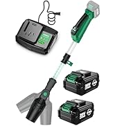 KIMO Cordless Leaf Blower with Battery and Charger, 310000RPM Brushless Motor, 37 Inch Adjustable...