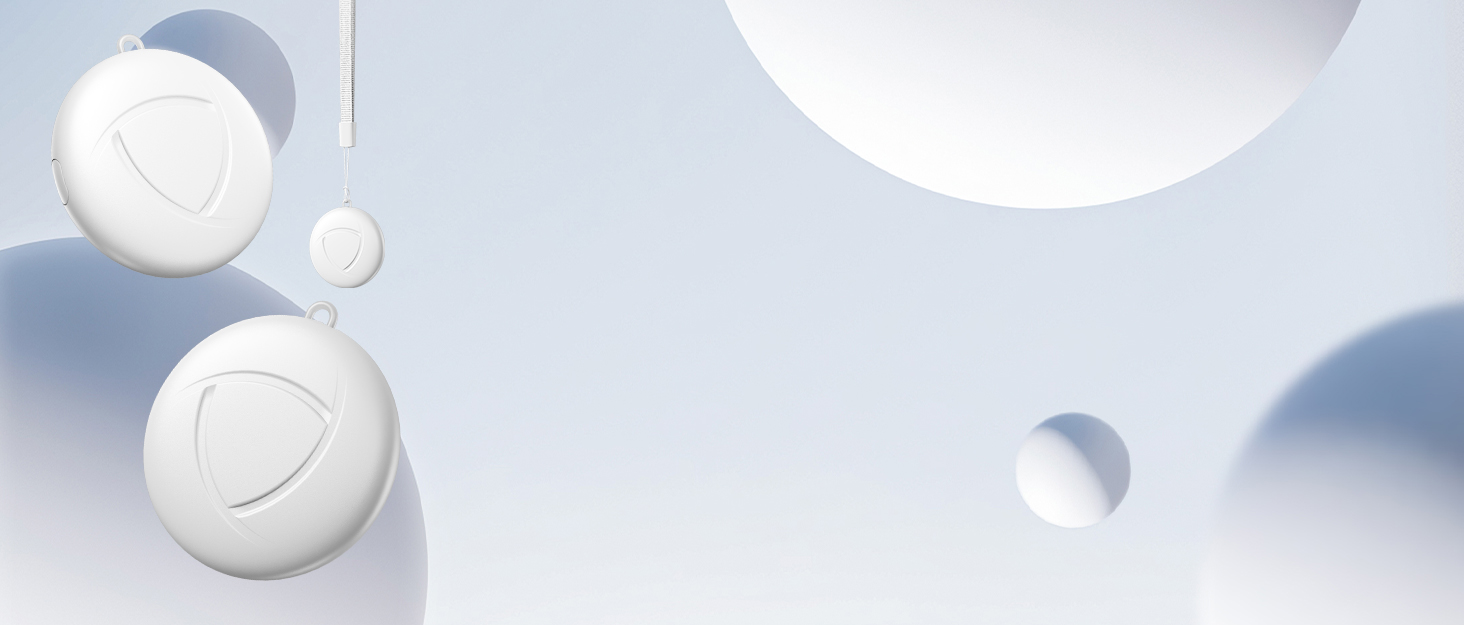 Abstract blue and white design background with circular geometric shapes and soft gradients creating a modern, minimalist aesthetic.