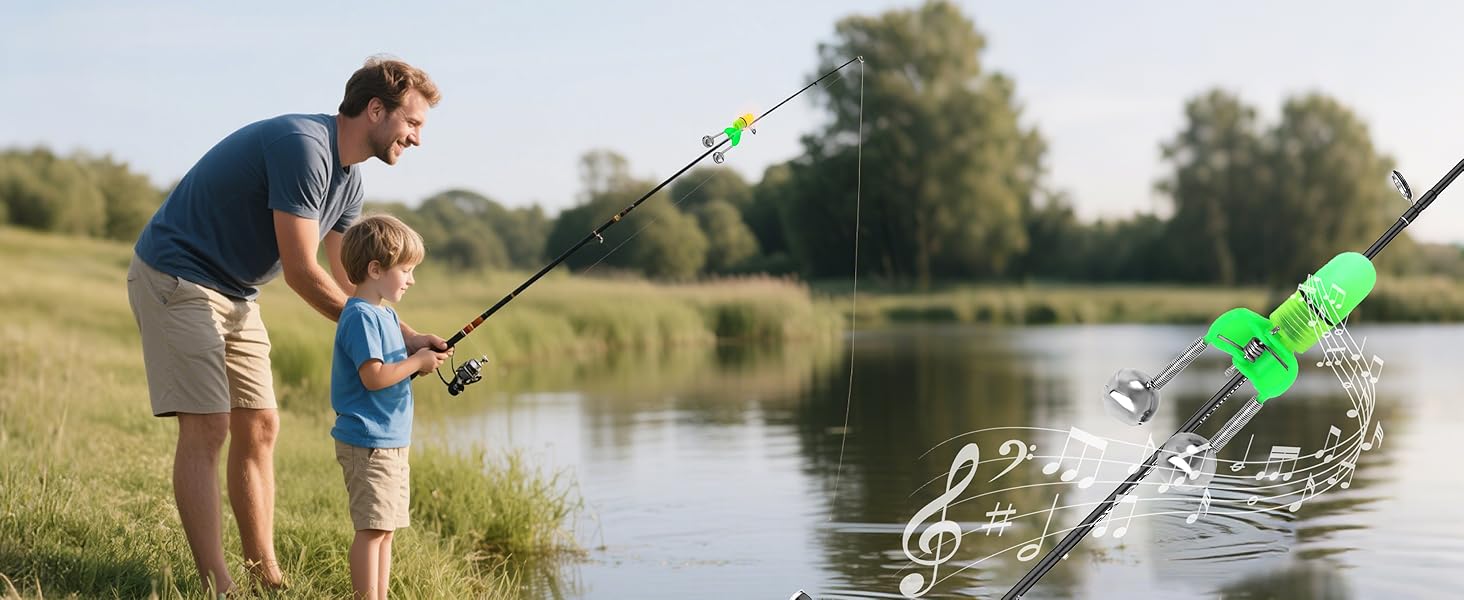 fishing bells with lights