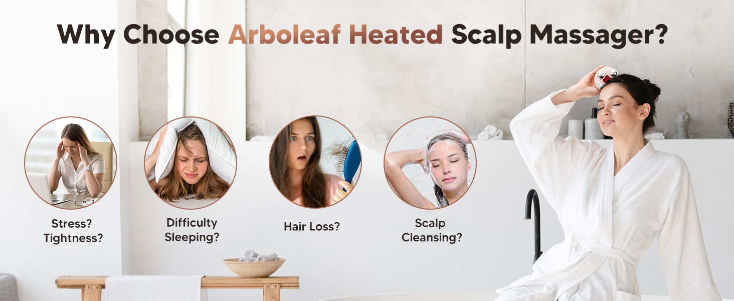 head massager scalp stress relax