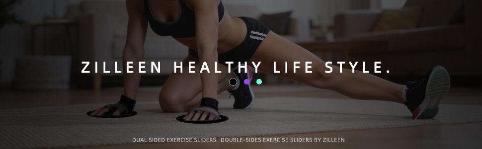 Exercise Core Sliders for Working Out Black