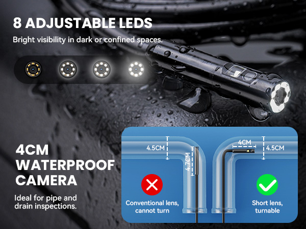 Endoscope Camera with Light