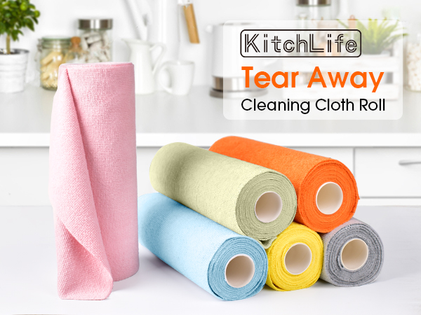 KitchLife Microfiber Towels Cleaning Wipes