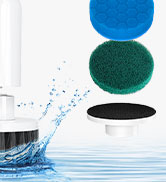 fishkeeper 8-in-1 Cordless Electric Aquarium Cleaning Brush