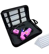Liumai Glue Gun, Hot Glue Gun Kit with 30 Glue Sticks, Mini Hot Melt Glue Gun for Crafts, Mini Cr...