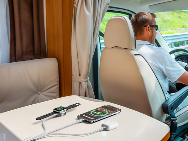 Travel Essentials multi charging cable for apple watch charger