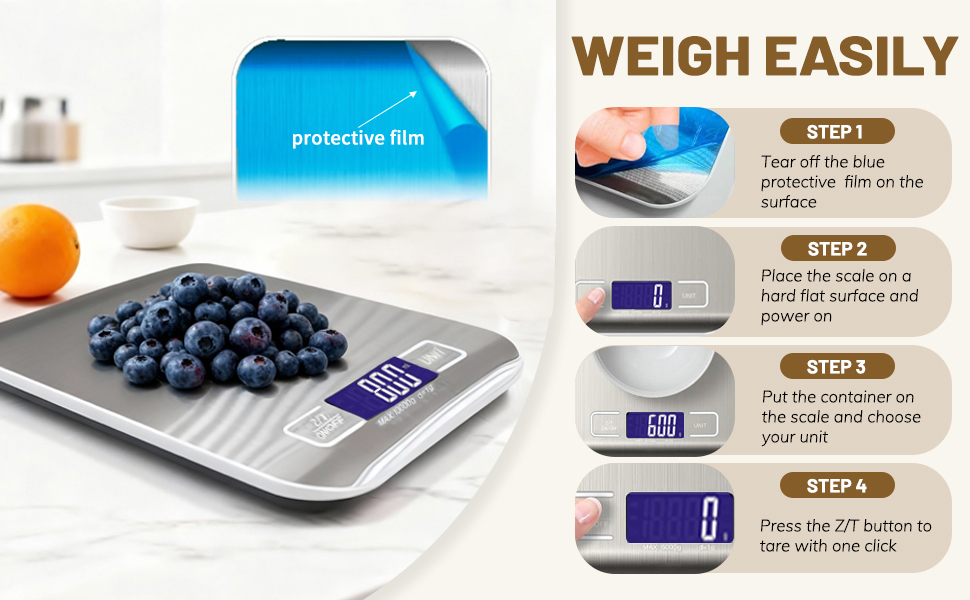 rechargeable kitchen scale