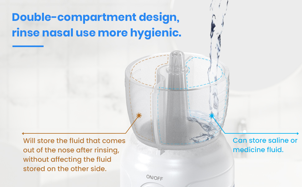 Double-compartment Design-more hygienic
