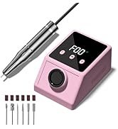 45000RPM Electric Nail Drill Professional: High-Speed Nail File Kit with LCD Display for Acrylic,...