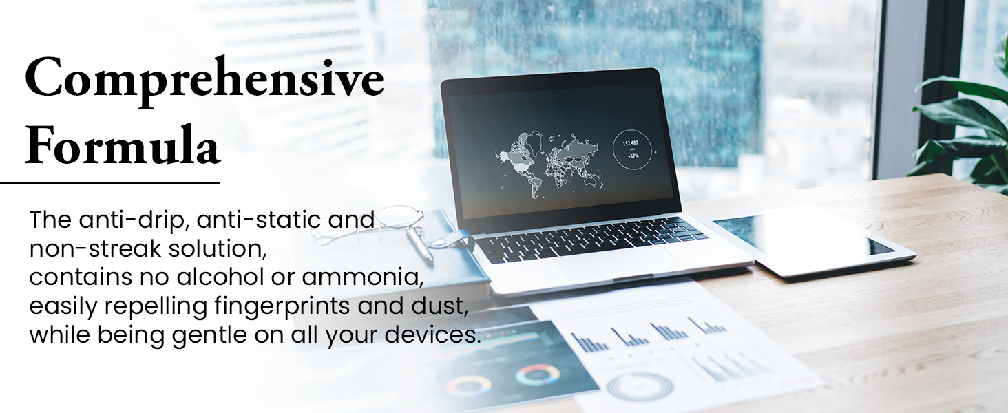 laptop screen cleaner spray and wipe mobile screen cleaner screen electronics spray cleaner