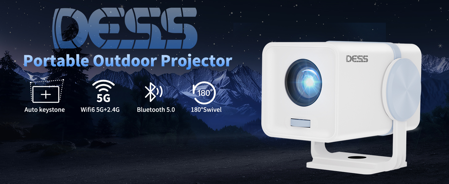 outdoor projector, mini projector ,projector with wifi and bluetooth