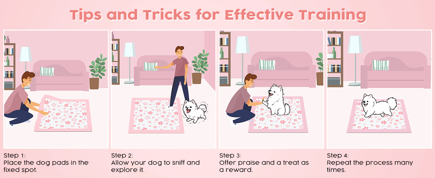 Pink Dog Pads Puppy Pads