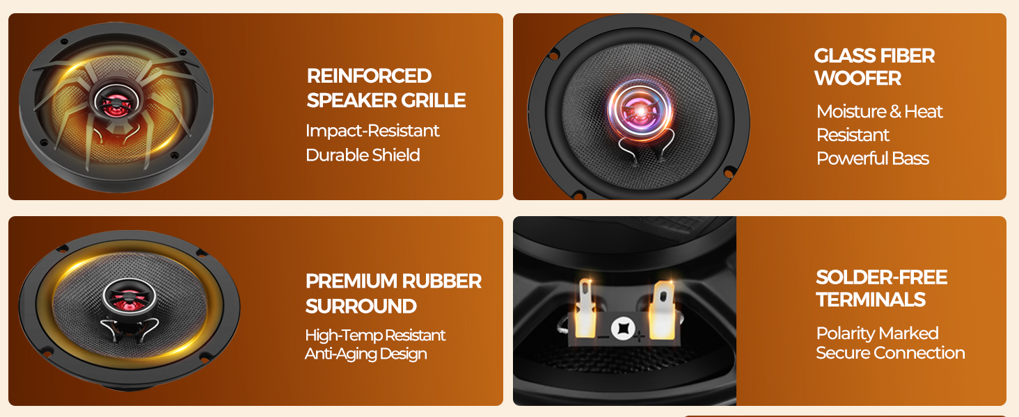 6.5 speakers, car speakers, 6.5 inch car speakers, 6.5 door speakers, 6.5 car speakers