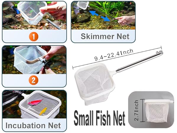 Long Handle Skimmer Net