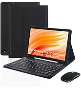 XCHYTECHER Keyboard Case and Mouse for Fire HD 10/10 Plus 2021/2023 10.1 inch (11/13th Gen...