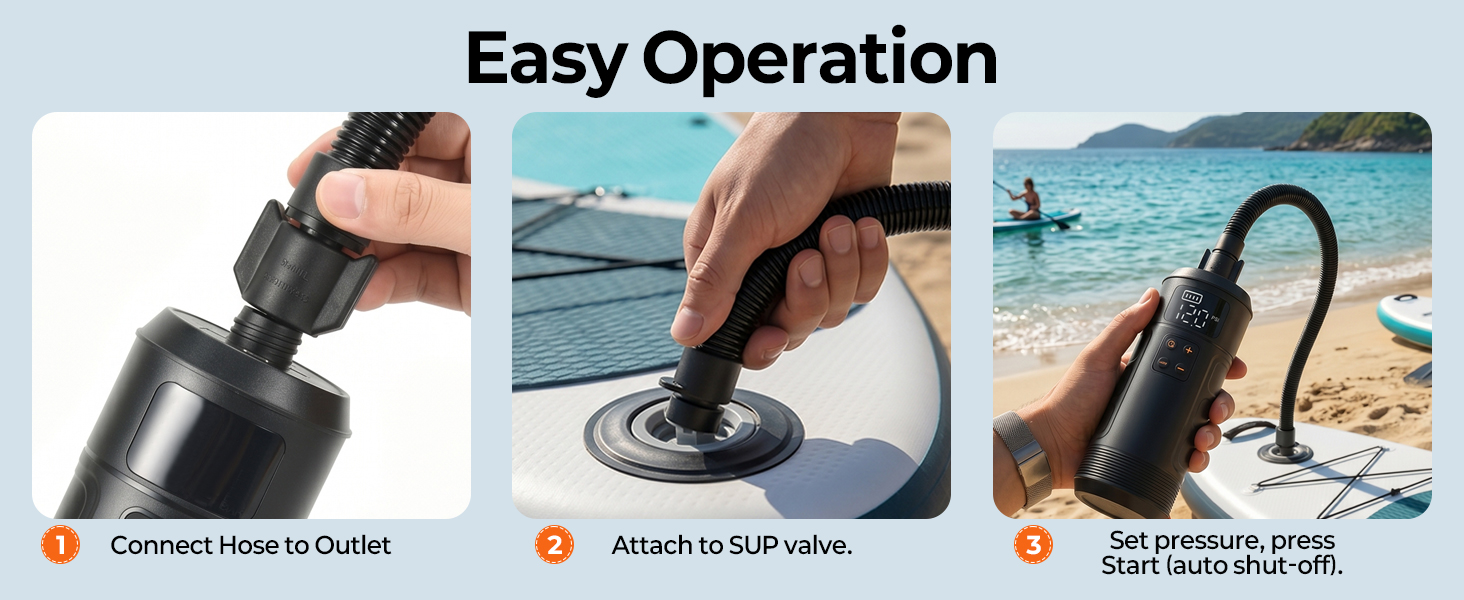 paddle board electric pump