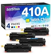 Ink E-Sale Remanufactured 410A Toner Cartridge Replacement for HP 410A CF410A CF410X Toner Set fo...