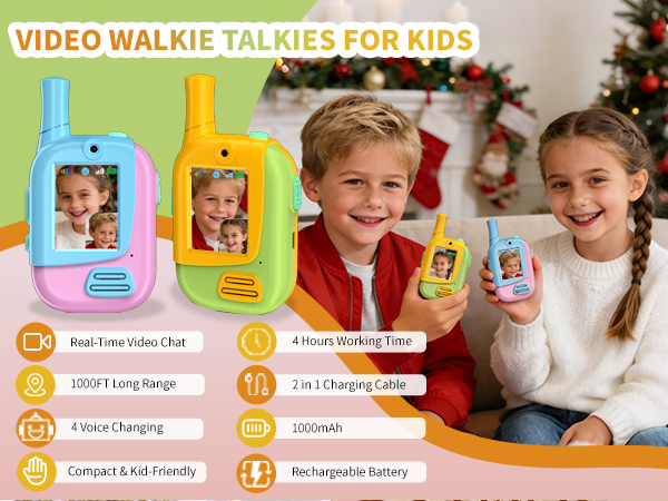 Video Walkie Talkies for Kids Kids Walkies Talkies 
