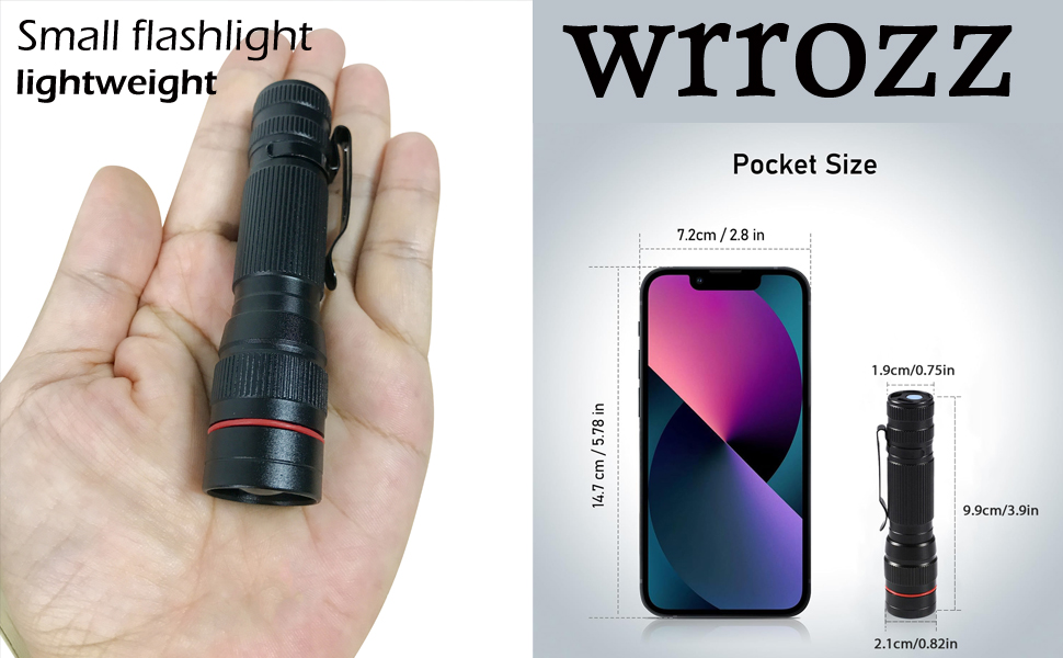 Rechargeable flashlight rechargable flashlight small flashlight penlight flashlight Handy flashlight