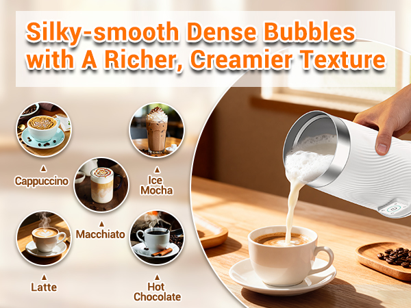 4 in 1 milk frother