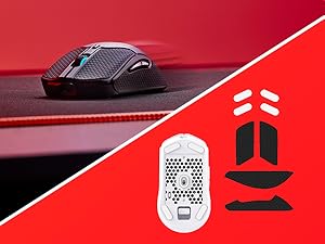 Virgin PTFE skates and custom HyperX Grips