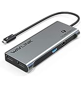 WAVLINK Thunderbolt 3 Mini Dock with Dual 4K@60Hz DisplayPort, USB 3.0 and Gigabit Ethernet Port,...