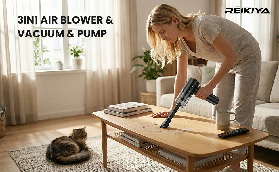 REIKIYA Vacuum Cleaner Cordless Portable