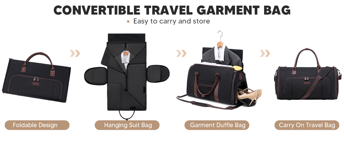 Convertible Garment Bags for Travel