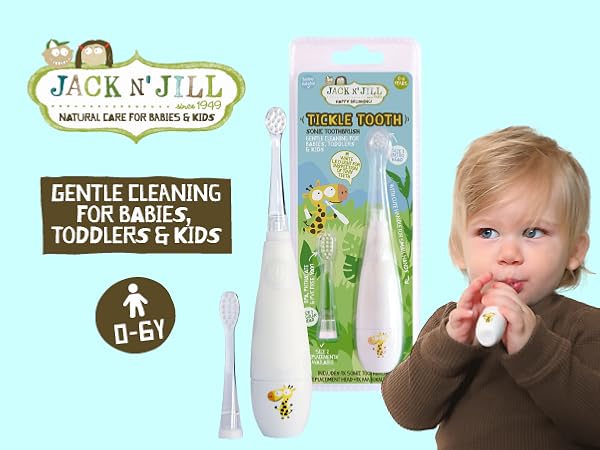 jack n jill tickle toothbrush for babies toddlers kids