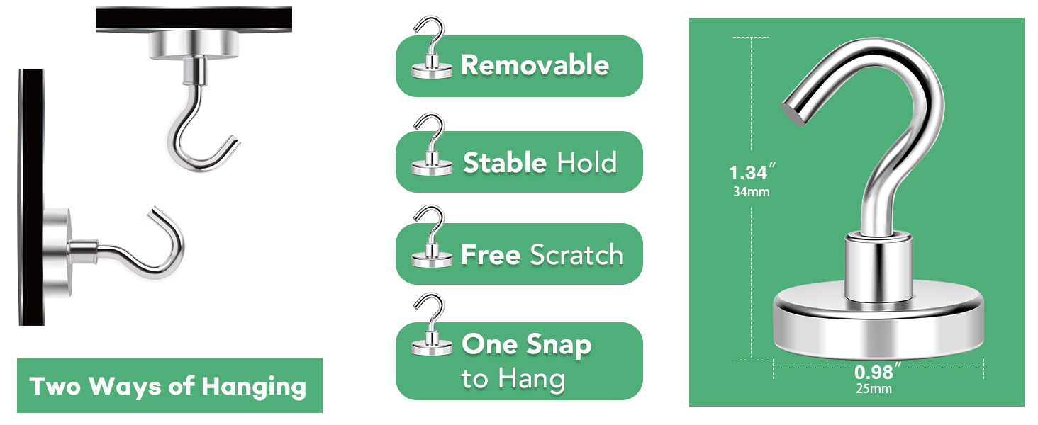 magnetic hooks