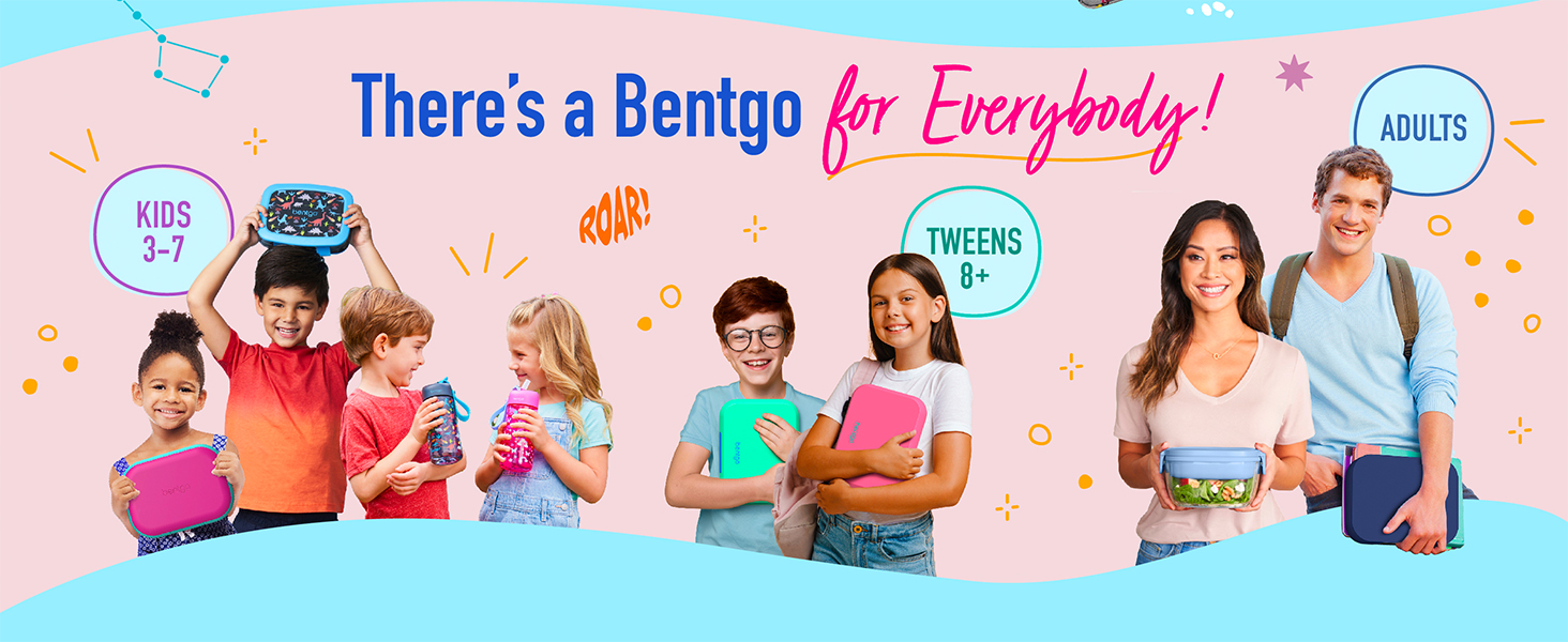 bentgo for everybody everyone all ages kids children tweens teens young adults parents grandparents